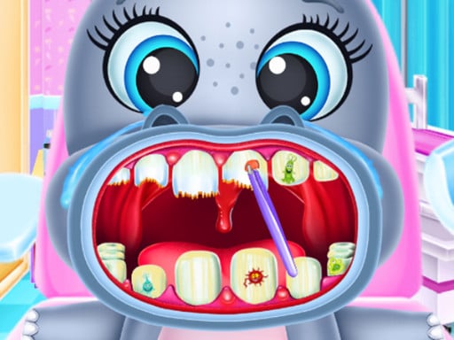 Baby Hippo Dental Care Online Girls Games on NaptechGames.com