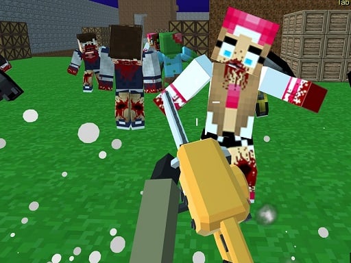 Advanced Blocky SWAT Zombie Online Shooting Games on taptohit.com