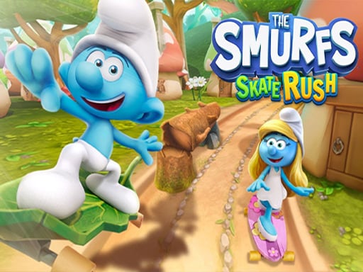 The Smufrs Skate Rush Online Arcade Games on NaptechGames.com