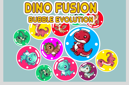 Dino Fusion Bubble Evolution play online no ADS