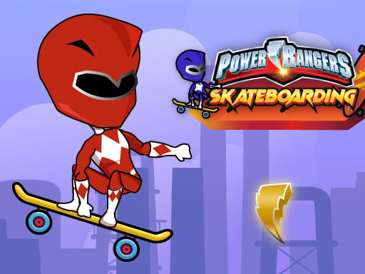 Power Rangers Skateboading Online Sports Games on taptohit.com