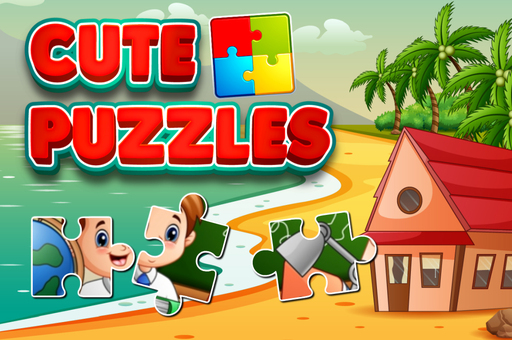 Cute Puzzles play online no ADS