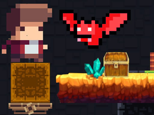 Tiny Man And Red Bat Online Adventure Games on NaptechGames.com