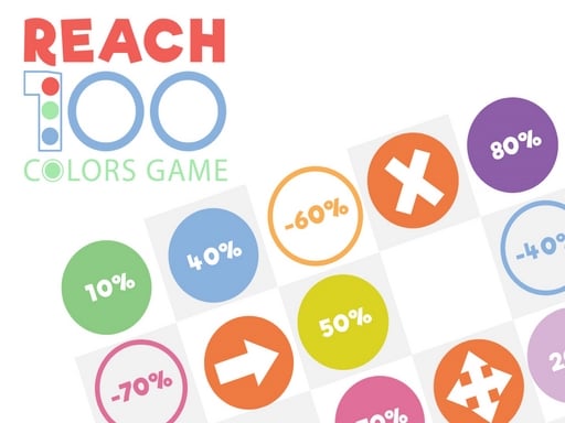Reach 100 : Colors Game  Online Puzzle Games on NaptechGames.com
