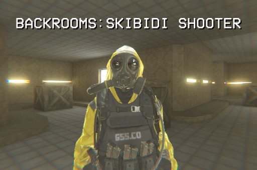 Backrooms: Skibidi Shooter play online no ADS