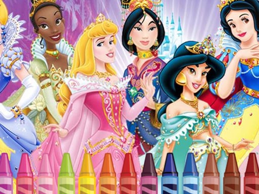Princess Coloring - Puzzles