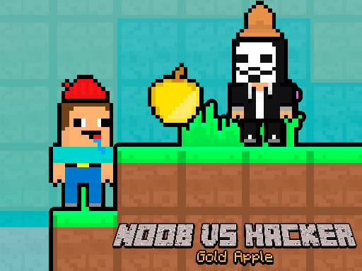 Noob vs Hacker Gold Apple