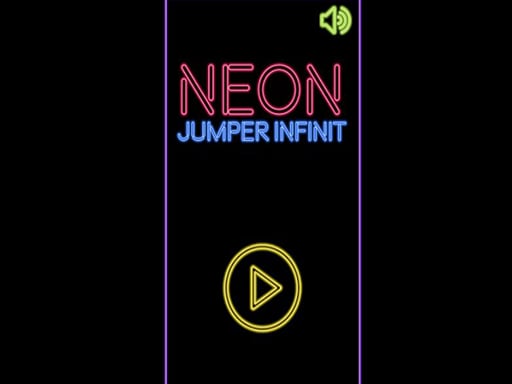 neon jumper infinit Online Adventure Games on NaptechGames.com