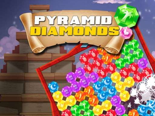 Pyramid Diamonds Challenge - Play Free Best Arcade Online Game on JangoGames.com