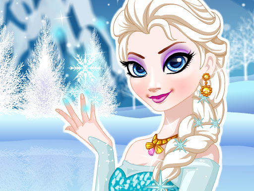 Ice Queen Beauty Salon Online Girls Games on NaptechGames.com