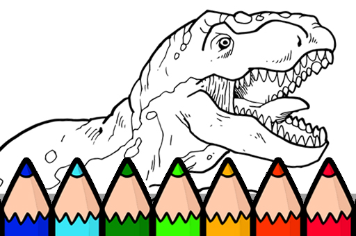 Dinos Coloring Book play online no ADS