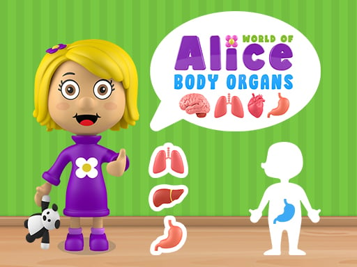 World of Alice   Body Organs - Play Free Best Puzzle Online Game on JangoGames.com