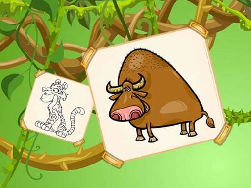 Play Funky Animals Coloring