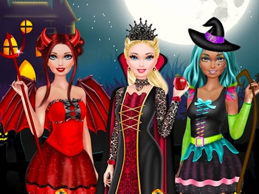 Halloween Salon Online Girls Games on NaptechGames.com