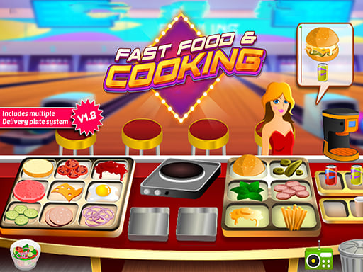 Fast Food Restaurant Online Cooking Games on NaptechGames.com