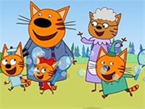 Развивающие игры про кошачью семью – игра для детей