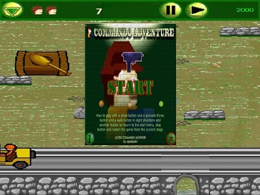 Commando Adventure Online Arcade Games on NaptechGames.com