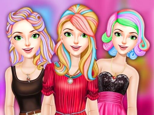 Fashion Dye Hair Design Online Girls Games on NaptechGames.com