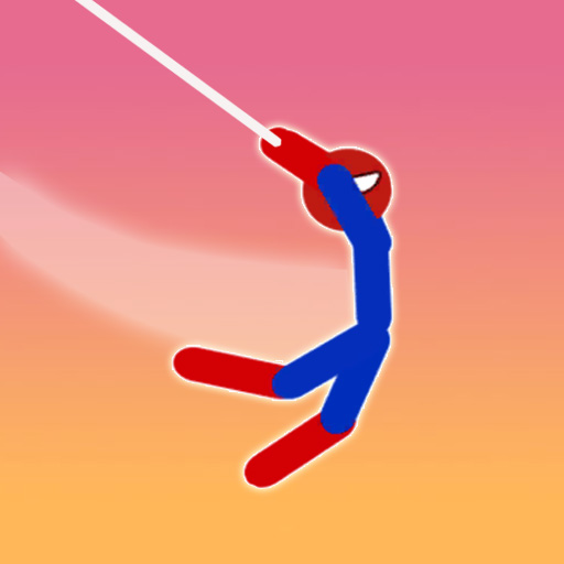 Super Hero Flip: Spider Stickman Hook