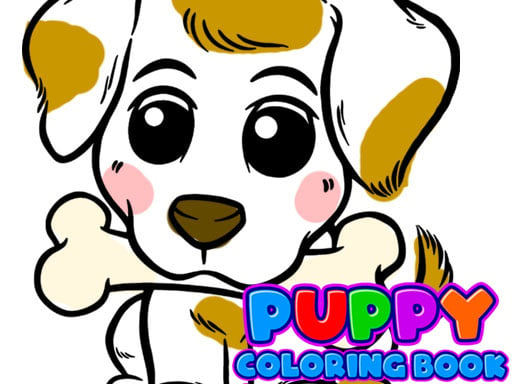 Puppy Coloring Book Online Clicker Games on NaptechGames.com