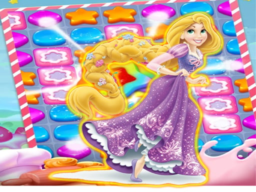 Play Princess Rapunzel Puzzles & Match3 Games Online