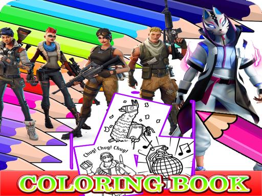 Coloring Book for Fortnite - Puzzles