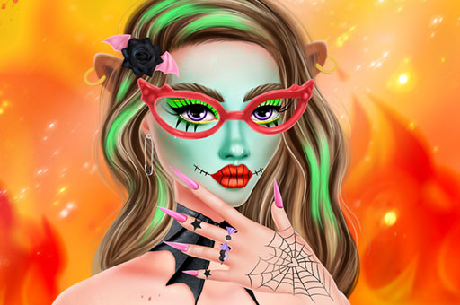 Makeup Studio Halloween play online no ADS