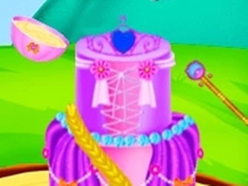 Princess Dress Cake - Fondant Cakes Online Girls Games on NaptechGames.com