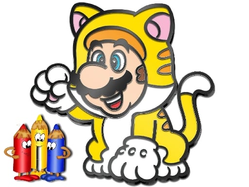 Mario Rush Coloring Book Online Hypercasual Games on NaptechGames.com