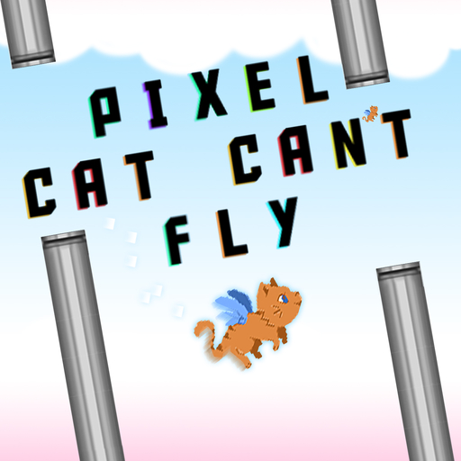 Pixel Cat Cant Fly