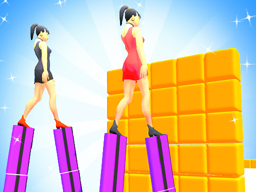 Heels Run Race - Stack Rider Online Hypercasual Games on NaptechGames.com