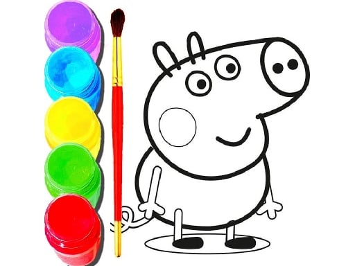 Play BTS Peppa Pig Coloring Online