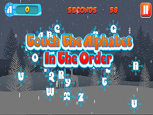 Touch the Alphabet in the Order Online Clicker Games on NaptechGames.com