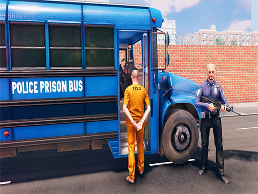 US - Police Bus Parking Online Racing Games on NaptechGames.com