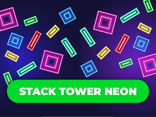 Stack Tower Neon: Keep Blocks Balance Online Puzzle Games on NaptechGames.com