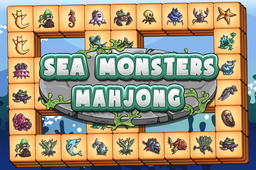 Sea Monsters Mahjong play online no ADS
