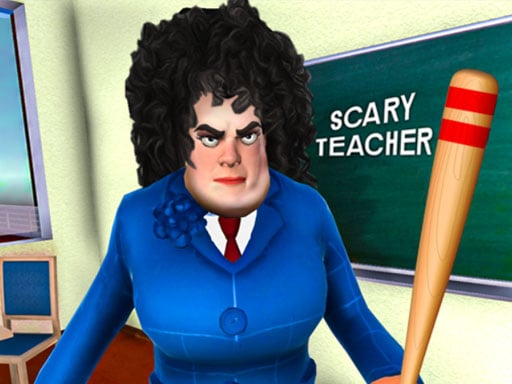 Scary Evil Teacher Games: Neighbor House Escape 3D Online Shooting Games on NaptechGames.com