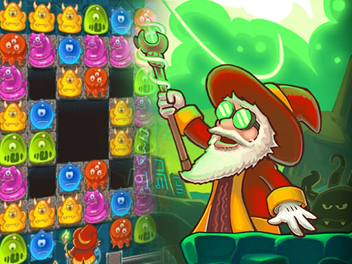 Cavern Monsters Online Puzzle Games on NaptechGames.com