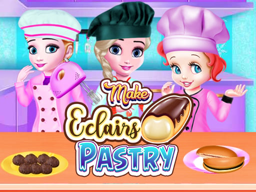 Make Eclairs Pastry - Girls
