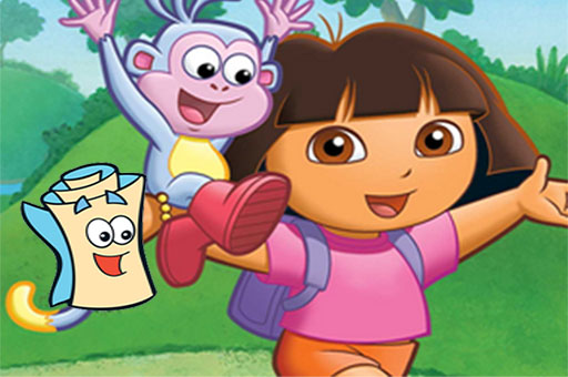 Dora Find Hidden Map - Jogos Online