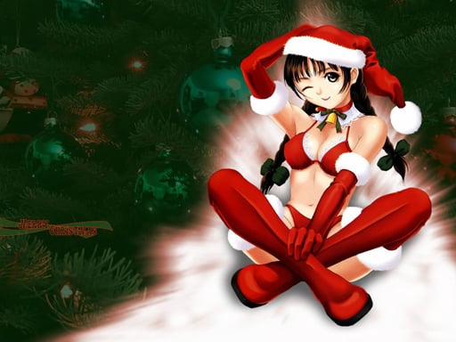 Play Anime Christmas Jigsaw Puzzle Online