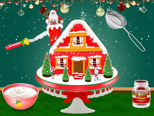 Xmas Gingerbread House Cake Game | xmas-gingerbread-house-cake-game.html