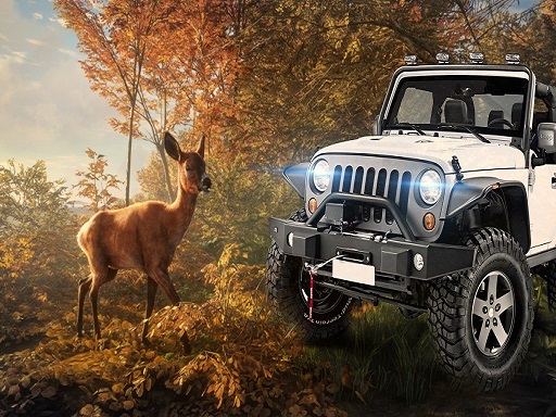 Play Animal Hunters : Safari Jeep Driving Game