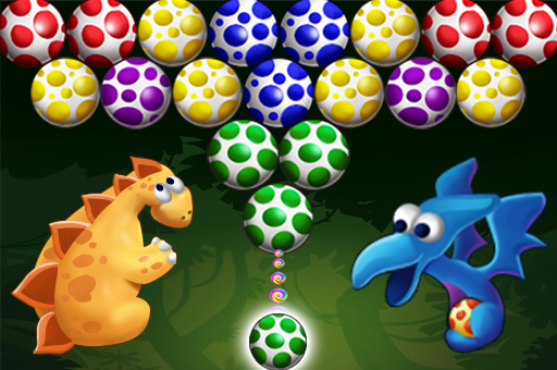 Dino Eggs Bubble Shooter play online no ADS