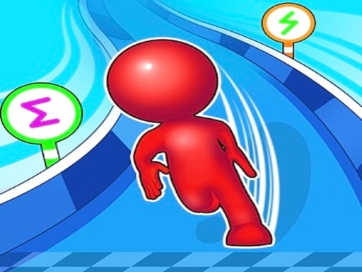 Fun Race On Ice 3D Online 3D Games on taptohit.com