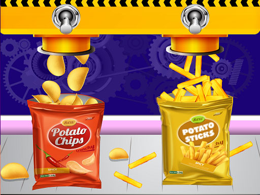 Potato Chips Factory Games For Kids Online Cooking Games on taptohit.com