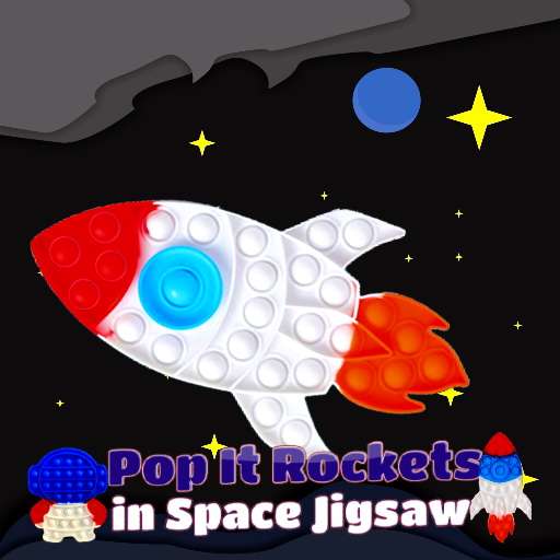 Pop It Rockets in Space Jigsaw