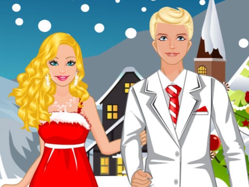 Barbie Christmas Dating Online Girls Games on NaptechGames.com