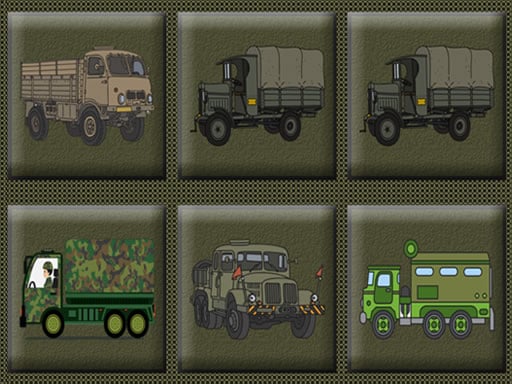 Play Army Trucks Memory