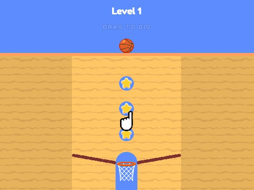 Basketball Dig Online Puzzle Games on NaptechGames.com